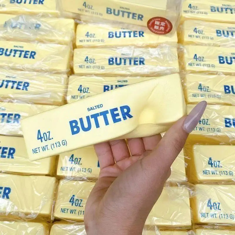 Butter Stick Squeezed Soft Slow Rising Toy Butter Bar Brick Squishy Fidget Anti Stress Release Hand Relax Games Festivals Gifts