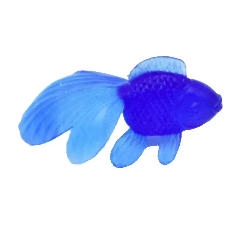 10Pcs Cute Rubber Goldfish Bath Toys - Floating Baby Bath Time Pool Play for Toddlers, Kawaii Bathing Shower Gifts