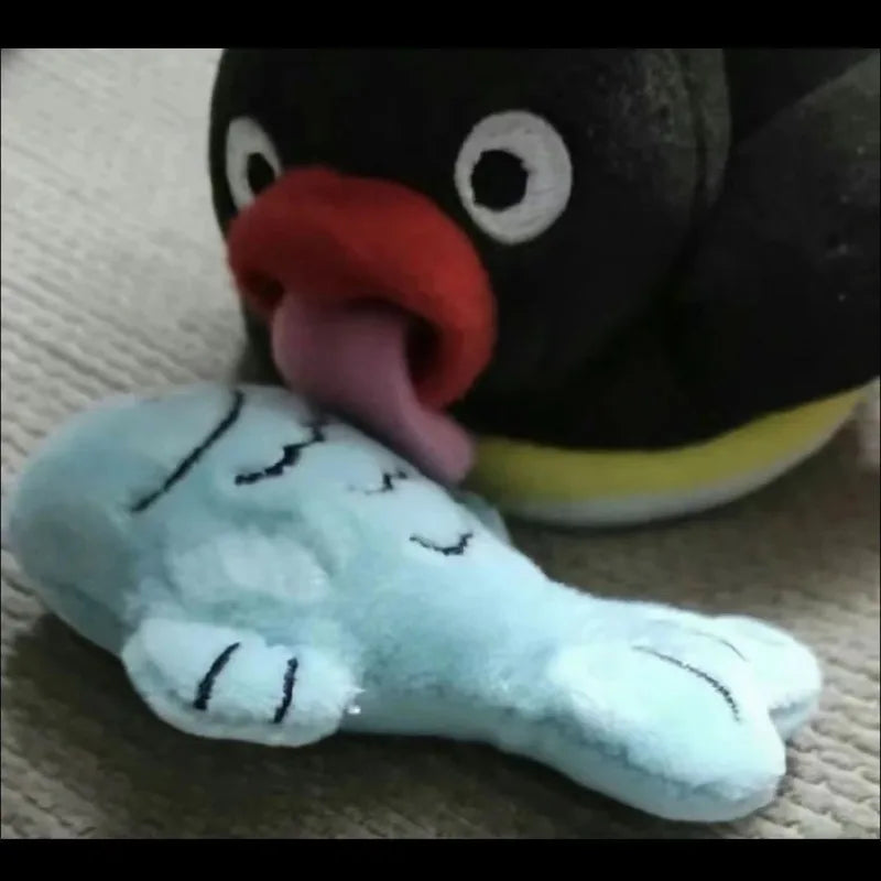 15cm Creative Tongue Sticking Penguin Plush Toy Cute Penguin Stuffed & Plush Animals Funny Prank Toy Gifts for Boys and Girls