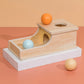 New Montessori Macaroon Color Spinning Drum Match Coin Box Permanent Box Round Rectangular Box Kids Sensory Toys for Baby Gifts