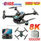 New B10S Drone 8K Professional HD Dual Camera Brushless Obstacle Avoidance Aerial Photography Foldable Quadcopter Toys Gifts