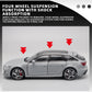 1:32 RS6 Model Car, Black Edition: Customized for Kids Realistic Simulation, Diecast Metal, Perfect Gift for Boys