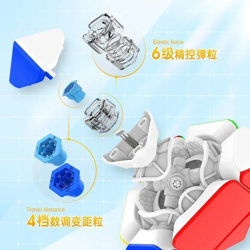 【JudyCube】GAN Skewb Magnetic (Enhanced UV Coated) Magnetic Magic Speed Cube  Professional Fidget Toys GAN Skewb Cubo Magico