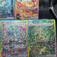 9Pcs/Set PTCG Eeveelution Sv8A English Version DIY Self-made Umbreon Sylveon Coarse Glitter Texture Collection Card Gift