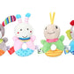 Baby Plush Rattle Cartoon Animals Crib Mobile Bed Bell Toys 0-12 Months Infant Toddler Early Educational Toy for Newborn  Gifts