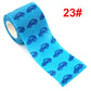 Animal Pattern Printed Self Adhesive Elastic Bandage 4.5m Sports Wrap Tape for Finger Joint Knee First Aid Kit Pet Tape