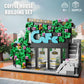 572PCS Building Blocks Toy For Kids City Street View Coffee Flower House Model Big Size Particles Bricks 3D Puzzle Educational T