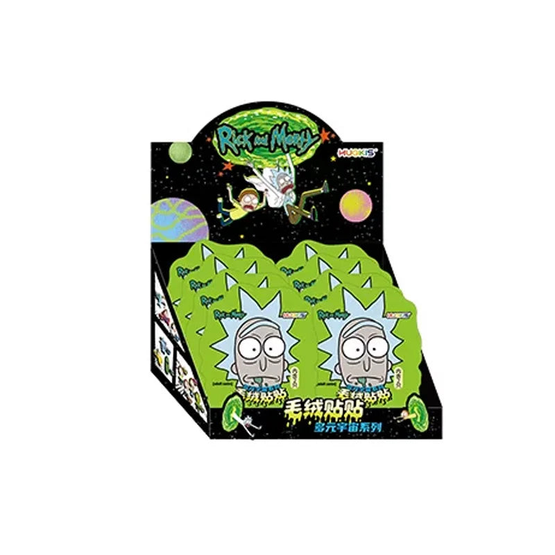 HUGKIS Rick And Morty Multiverse Series Plush Blind Box Fun unboxing game Magnetic Fridge Magnet Doll Keychain Pendant For Adult