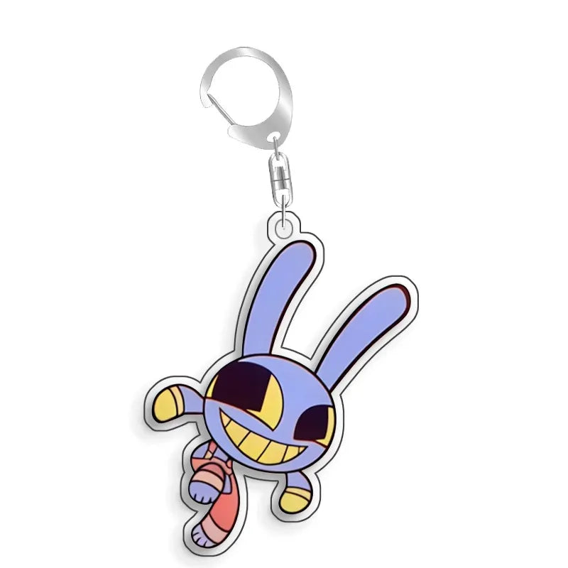 For TADC Jax Pomni Ragatha Gangle Acrylic Selfmade Cute Cartoon Anime Keychain Pendant Toy Gifts 5cm