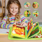 Baby Early Education Schoolbag Safe Felt Interactive Busy Board Alphabet Educational Toy for Children Felt Alphabet Learning Boa