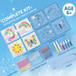 JOYFY 4PCS Window Art 2-in-1 Gems and Gels Suncatcher Diamond and Gels Arts & Crafts Toys for Kids Christmas Birthday Gifts