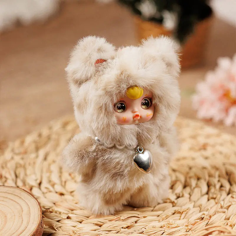 Baby Three Meow Too Wonderful For Words Series Plush Blind Box Cute Kitten Doll Backpack Pendant Keychain Doll Surprise Toy Gift