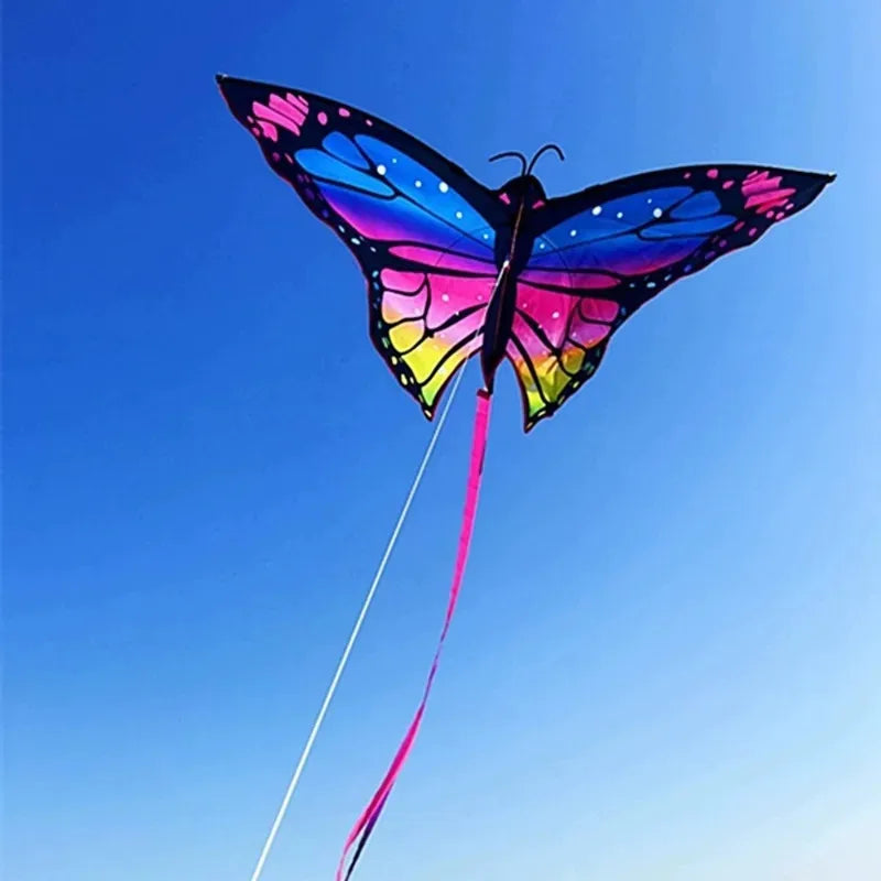 Butterfly Kite Steering Beautiful Butterfly 1.45m Kite Air Bounce with Kite Line Children's Kite Outdoor Sports