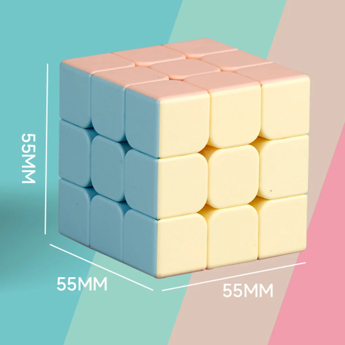 3x3x3 cubic stickerless stress relief puzzle professional education smooth speed competition children's toy gifts