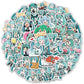 50pcs Hatsune Miku sticker pack cartoon anime VOCALOID DIY for suitcases notebooks cups waterproof stickers graffiti toys gifts
