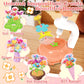 DIY Rose and Butterfly Flowers vase Fabric Flower Bouquet Craft Kit Handmade Girls Toy Birthday Gift Playset decoration