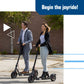 Hiboy S2 Pro 500W Electric Scooter for Adults, 19MPH 25 Miles Range, 10'' Solid Tires Folding E-Scooter, Dual Braking System Portable Commuter Scooter with LED Light