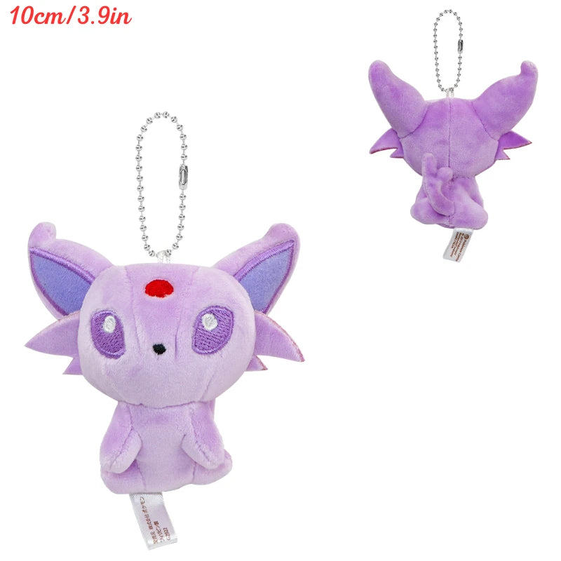 Pokemon Eevee Umbreon Sylveon Espeon Vaporeon Plush Toys Keychain Gengar Duskull Haunter Flareon Stuffed Peluche Doll Gifts Kids