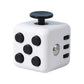 Square Infinity Dice Fidget Toy with Tactile Buttons Multifunctional 6-Side Decompression Cube Clicker Switch Gear Dial Joystick