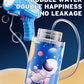 Fully Automatic Bubble Gun Rocket Bubbles Machine Automatic Blower with Bubble Liquid Toy for Kids Beach Outdoor Bubble Gifts