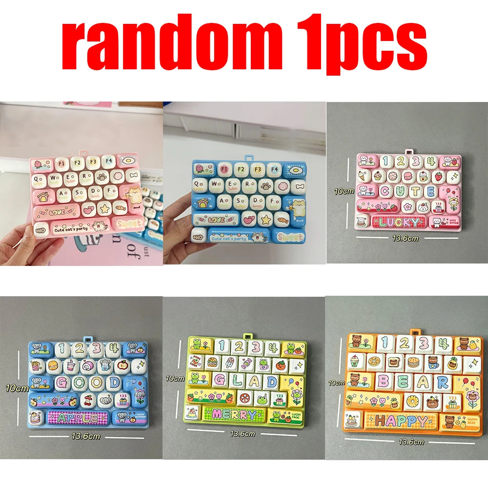 Cute 26 key stress reducing keyboard creative mechanical healing tool popular pendant small gift accessories
