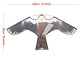 1.2m Simulated Bird Repellent Eagle - White Head + 2m Threaded Kite, Scary Bird Simulated Eagle for Farmland and Orchard
