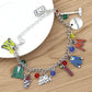 Heathers Broadway Musicals Themed Bracelet for Women Men Multicharm Metal Charm Bracelet Music Enthusiasts Gifts