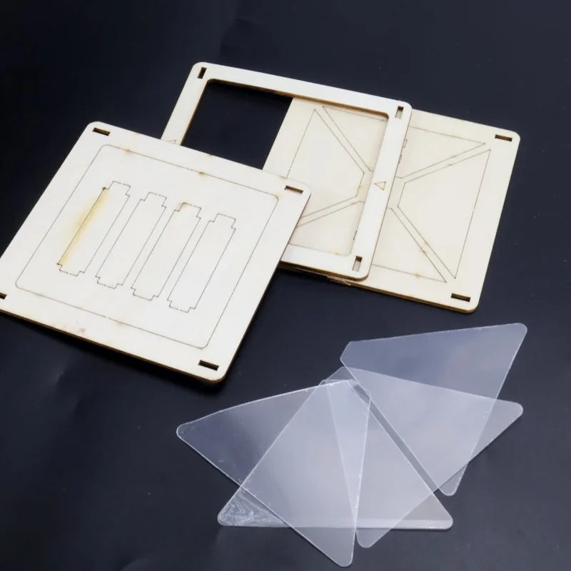 3D Holographic Projection DIY Model Kit - Science & Education Building Toy for Children Kids Gift Toy