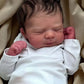 Risbecko Lifelike 43cm Finished Reborn Doll, Like Real Baby Handmade Art Doll, 3D Painted Skin With Visible Veins Vinyl Limbs