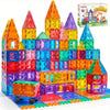 JOYFY 110/66/50 PCS Magnetic Building Tile 3D Magnet Tiles with Vehicle Construction Blocks Set for Kids Birthday Chirstmas Gift