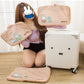 Kawaii Miffy Cute Luggage Bag Three Piece Set Storage Bag Luggage Sorting Travel Clothing Sub Packaging Bag Gift Toy for Girl