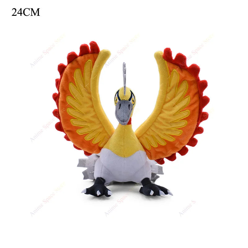 Pokemon Plush Grovyle Garchomp Galarian Meowth Shiny Mimikyu Charizard Gyarados Rayquaza Ho-Oh Soft Stuffed Peluche Kids Toys