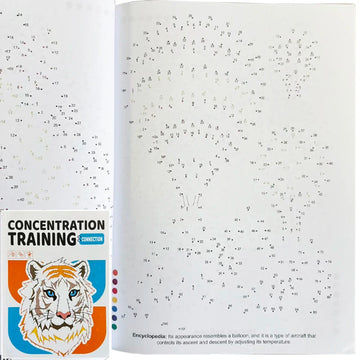Pen Control Training Children's Drawing By Connecting Lines Drawing Points and Connecting Lines Fun Activity Book 48 Color Pages
