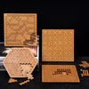 Impossible Wooden Puzzle IQ Puzzles for Adults Impossible JigSaw Puzzles Brain-teaser Ten Level Difficulty Tangram Board Games
