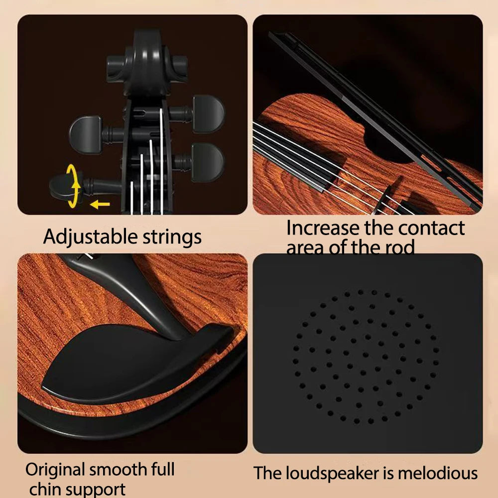 Simulated Violin Toy Tune Ornament Music Performance Prop Iittle Montessori Early Education Girl Toy Kids Birthday Gift