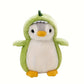 20cm cute penguin plush toys, penguin-dressed dolls, green dinosaurs, pink rabbits, etc., are ideal choices for home decoration