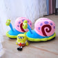 Plush SpongeBob SquarePants Cotton Shoes Snail Bags Heels Cute Home Slippers SpongeBob SquarePants Snail Boots Plush Gift