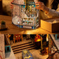 Book Nook Kit  3D Wooden Puzzle Egyptian Pharaoh MummyDIY Miniature Dollhouse Pyramid Model Building Home Decoration Gifts