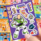 8/16Sheets Make a Face Cartoon Toy Story Stickers DIY Ryder Chase Assemble Jigsaw Kids Toy Children Boys Game Party Gift