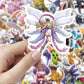 60pcs Digimon stickers DIY notebook journal suitcase graffiti decoration cartoon anime Agumon Angelmon sticker toy gift