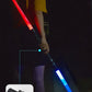 Colorful Glowing Sword Toys Laser Sword Lightsaber Red and Blue Double Saber Telescopic Music Cosplay Cool Flashing Children Toy