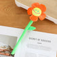 Cartoon Simulation Flower Plush Toy Sun Flower Rose Plant Home Decor PP Cotton Soft Toys Curtain Hook