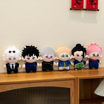 23cm Cartoon Jujutsu Kaisen Plush Dolls Lovely Anime Plush Toy Fushiguro Megumi Itadori Yuji Gojo Satoru Peluche Toy Fans Gift
