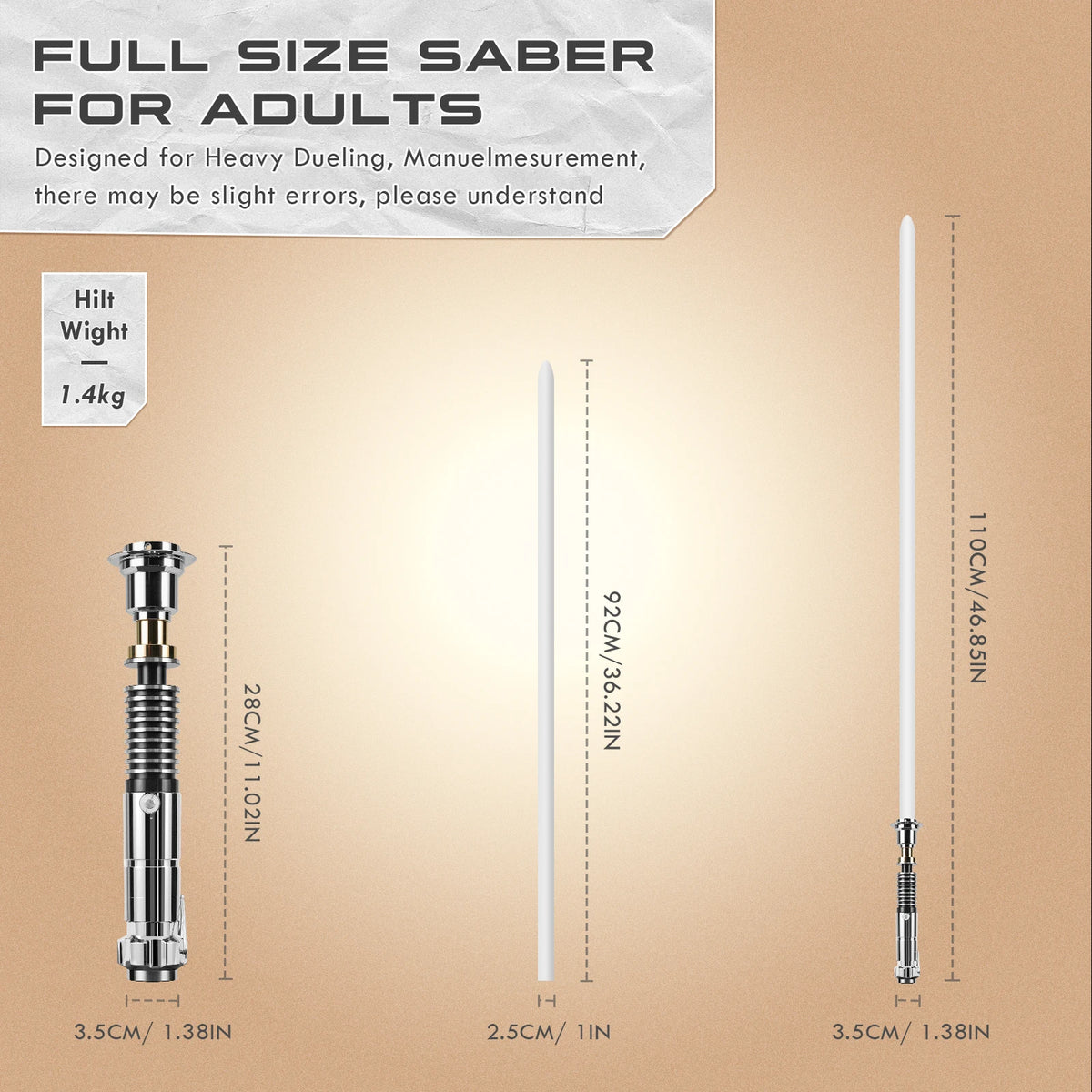 Luke Saber XRGB/Xenopixel Lightsaber Smooth Effects, Strong Blade, Battle Ready