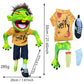 New Jeffy Hand Puppet Children Hand Puppets Talk Show Party Prop Weird Open Mouth Jeffy Boy Hand Puppet Boys Girls