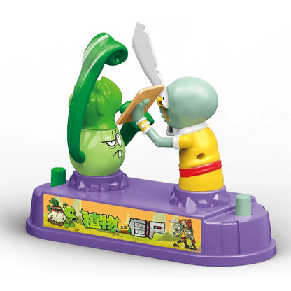 Plants Vs Zombies Competitive Battle Series Pk Toy Two-player Game Bonk Choy Vs Zombies Parent-child Interactive Children's Gift