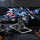 Mechanical Shark Building Set, Sea Life Crocodile Parrot Mantis Frog Manta Ray Building Blocks Light, Animal Toys Gift for Kid