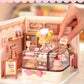 Robotime Rolife Super Creator Series Dollhouse Building Blocks Home Decor Creative Christmas Gift Tasty Cake Shop for Women