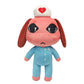 Horror Animal Hospital Plush Toy Blue Dog Soft Stuffed Cartoon Doll Collectible For Adult Fans Home Decoration Christmas Gifts
