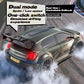 1:24 Scale 4WD Drift RC Car 2.4G Remote Pearl Finish Large Tail Fin Replaceable Racing Drift Wheel Front Rear LED Light Toy Car